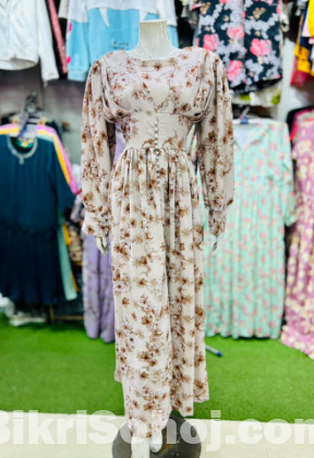 Shahzadi Floral Gown